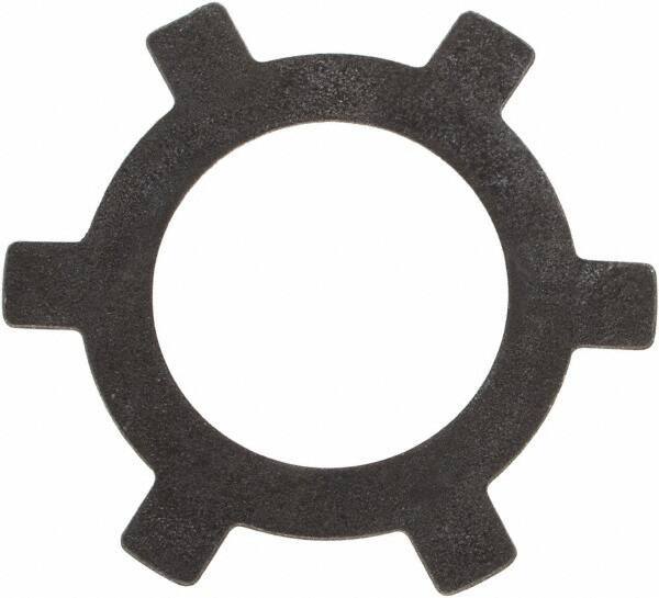 Rotor Clip - 0.01" Thick, Phosphate Finish, Steel Self Locking Internal Retaining Ring - Grade 1060-1090 - Exact Industrial Supply