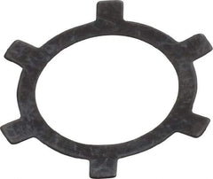 Rotor Clip - 0.01" Thick, Phosphate Finish, Steel Self Locking Internal Retaining Ring - Grade 1060-1090 - Exact Industrial Supply