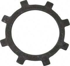 Rotor Clip - 0.015" Thick, Phosphate Finish, Steel Self Locking Internal Retaining Ring - Grade 1060-1090 - Exact Industrial Supply