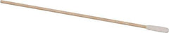 Puritan - Soldering Foam Swab - 6" Long, Wood/ Foam, 11/16" Tip, 6" Handle, 3/32" Handle Diam, Wood Handle - Exact Industrial Supply