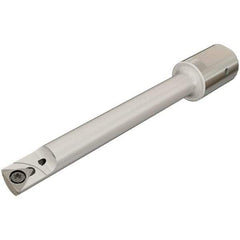 Iscar - 16mm Min Bore Diam, 141.99mm OAL, 16mm Shank Diam, IHAXF-E Indexable Boring Bar - 119.99mm Max Bore Depth, TPGX 73.. Insert - Exact Industrial Supply