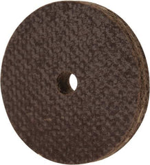 Cratex - 1" Diam x 1/8" Hole x 1/8" Thick, 54 Grit Surface Grinding Wheel - Aluminum Oxide, Type 1, Coarse Grade, 54,240 Max RPM, No Recess - Exact Industrial Supply