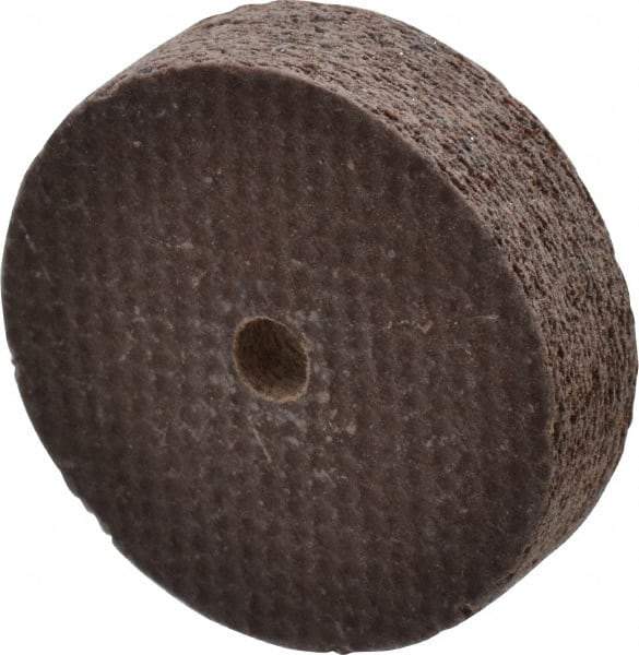 Cratex - 1" Diam x 1/8" Hole x 1/4" Thick, 54 Grit Surface Grinding Wheel - Aluminum Oxide, Type 1, Coarse Grade, 54,240 Max RPM, No Recess - Exact Industrial Supply