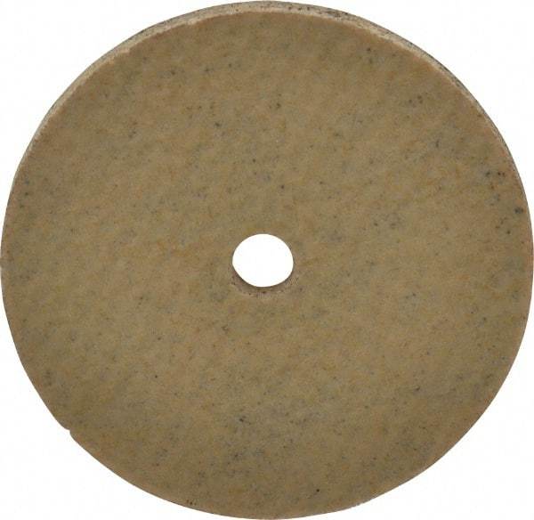 Cratex - 1" Diam x 1/8" Hole x 1/16" Thick, 80 Grit Surface Grinding Wheel - Aluminum Oxide, Type 1, Medium Grade, 36,290 Max RPM, No Recess - Exact Industrial Supply