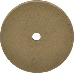 Cratex - 1" Diam x 1/8" Hole x 1/16" Thick, 80 Grit Surface Grinding Wheel - Aluminum Oxide, Type 1, Medium Grade, 36,290 Max RPM, No Recess - Exact Industrial Supply