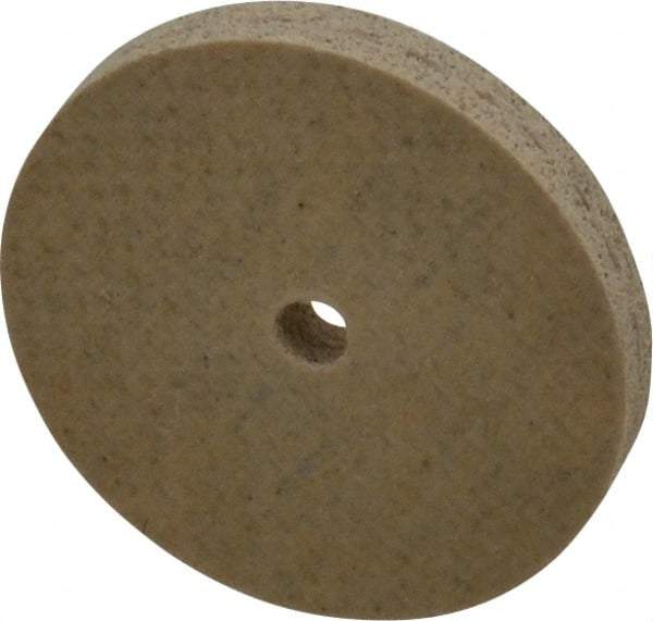 Cratex - 1" Diam x 1/8" Hole x 1/8" Thick, 80 Grit Surface Grinding Wheel - Aluminum Oxide, Type 1, Medium Grade, 36,290 Max RPM, No Recess - Exact Industrial Supply