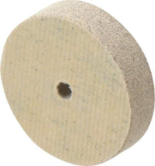 Cratex - 1" Diam x 1/8" Hole x 1/4" Thick, 80 Grit Surface Grinding Wheel - Aluminum Oxide, Type 1, Medium Grade, 36,290 Max RPM, No Recess - Exact Industrial Supply
