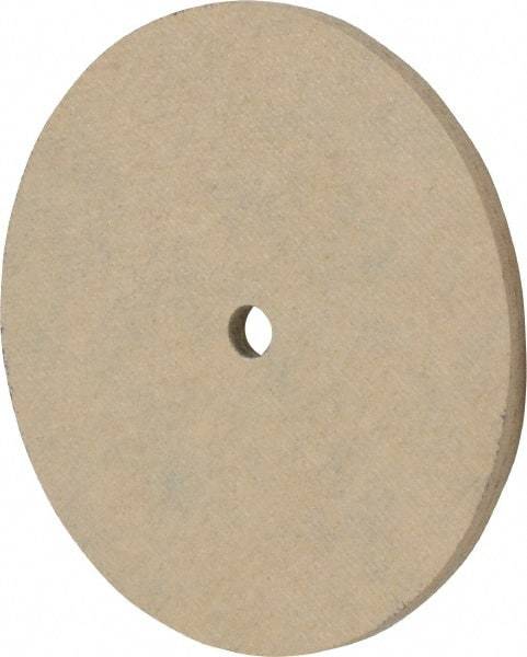 Cratex - 3" Diam x 1/4" Hole x 1/8" Thick, 120 Grit Surface Grinding Wheel - Aluminum Oxide, Type 1, Fine Grade, 12,095 Max RPM, No Recess - Exact Industrial Supply