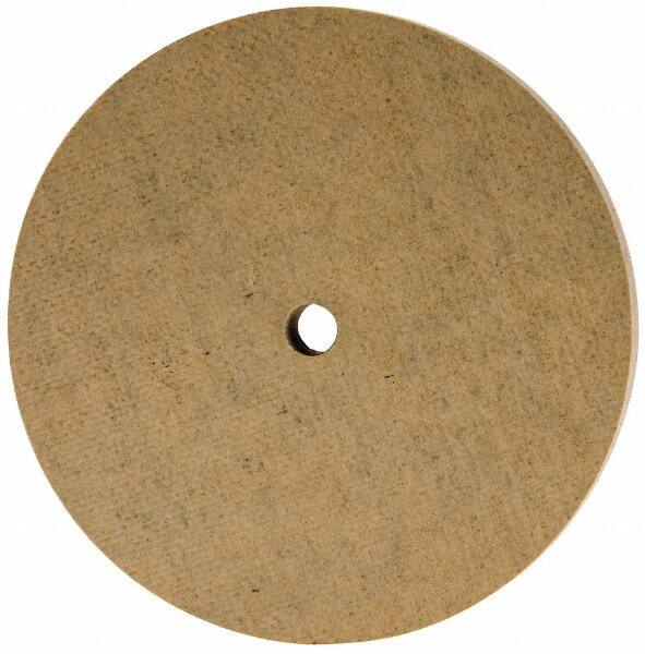 Cratex - 3" Diam x 1/4" Hole x 1/4" Thick, 120 Grit Surface Grinding Wheel - Aluminum Oxide, Type 1, Fine Grade, 12,095 Max RPM, No Recess - Exact Industrial Supply