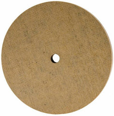 Cratex - 3" Diam x 1/4" Hole x 1/4" Thick, 120 Grit Surface Grinding Wheel - Aluminum Oxide, Type 1, Fine Grade, 12,095 Max RPM, No Recess - Exact Industrial Supply