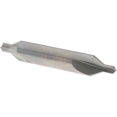 OSG - 1/2 Plain Cut 60° Incl Angle Solid Carbide Combo Drill & Countersink - Exact Industrial Supply