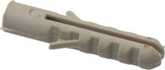 Value Collection - 5/16" Diam, 1-1/2" Long, Plug Drywall & Hollow Wall Anchor - 5/16" Drill, Nylon, Use in Drywall & Hollow Wall - Exact Industrial Supply