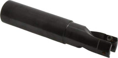 Kennametal - 1" Cut Diam, 0.404" Max Depth of Cut, 1" Shank Diam, 5" OAL, Indexable Square Shoulder End Mill - LFEW 252... Inserts, Cylindrical Shank, 0° Lead Angle - Exact Industrial Supply