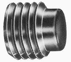 Value Collection - #4-40 UNC, 1/4" OAL, Half Dog Point Set Screw - Grade Austenitic A2 Stainless Steel, 0.05" Key - Exact Industrial Supply