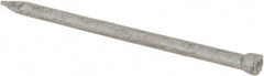 Value Collection - 4D, 15 Gauge, 1-1/2" OAL Finishing Nails - Smooth Shank, Grade 2 Steel, Galvanized Finish - Exact Industrial Supply