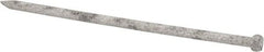 Value Collection - 12D, 12 Gauge, 3-1/4" OAL Finishing Nails - Smooth Shank, Grade 2 Steel, Galvanized Finish - Exact Industrial Supply