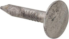 Value Collection - 11 Gauge, 3/4" OAL Roofing Nails - Ring Shank, Grade 2 Steel, Galvanized Finish - Exact Industrial Supply