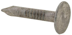 Value Collection - 11 Gauge, 3/4" OAL Roofing Nails - Ring Shank, Grade 2 Steel, Galvanized Finish - Exact Industrial Supply