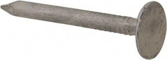 Value Collection - 11 Gauge, 1-1/4" OAL Roofing Nails - Ring Shank, Grade 2 Steel, Galvanized Finish - Exact Industrial Supply