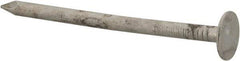 Value Collection - 11 Gauge, 2" OAL Roofing Nails - Ring Shank, Grade 2 Steel, Galvanized Finish - Exact Industrial Supply
