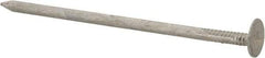 Value Collection - 11 Gauge, 3" OAL Roofing Nails - Ring Shank, Grade 2 Steel, Galvanized Finish - Exact Industrial Supply