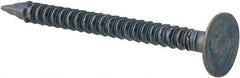 Value Collection - 13 Gauge, 1-3/8" OAL Common Nails - Annular Thread Shank, Grade 2 Steel, Blued Finish - Exact Industrial Supply