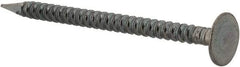 Value Collection - 13 Gauge, 1-5/8" OAL Common Nails - Annular Thread Shank, Grade 2 Steel, Blued Finish - Exact Industrial Supply