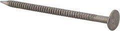 Value Collection - 13 Gauge, 2" OAL Underlayment Nails - Annular Thread Shank, Grade 2 Steel, Uncoated - Exact Industrial Supply