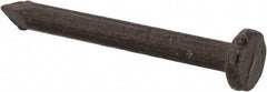 Value Collection - 9 Gauge, 1-1/2" OAL Masonry Nails - Fluted Shank, Grade 2 Steel, Uncoated - Exact Industrial Supply