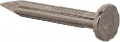 Value Collection - 9 Gauge, 1-1/4" OAL Masonry Nails - Fluted Shank, Grade 2 Steel, Uncoated - Exact Industrial Supply