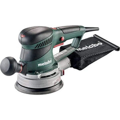 Metabo - 6 Inch Pad, 8,400 to 22,000 OPM, Electric Orbital Sander - Round, Right Angle Sander, 3.4 Amps - Exact Industrial Supply