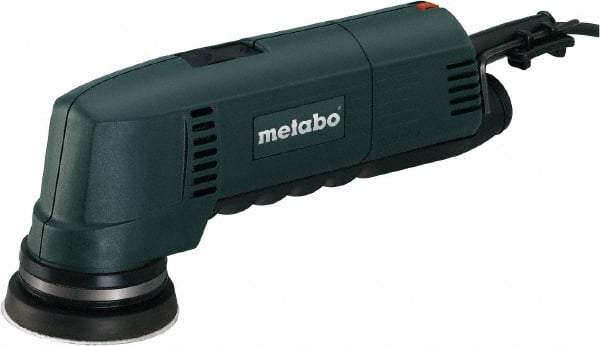Metabo - 3-1/8 Inch Pad, 5,000 to 10,000 OPM, Electric Orbital Sander - Round, Right Angle Sander, 2 Amps - Exact Industrial Supply