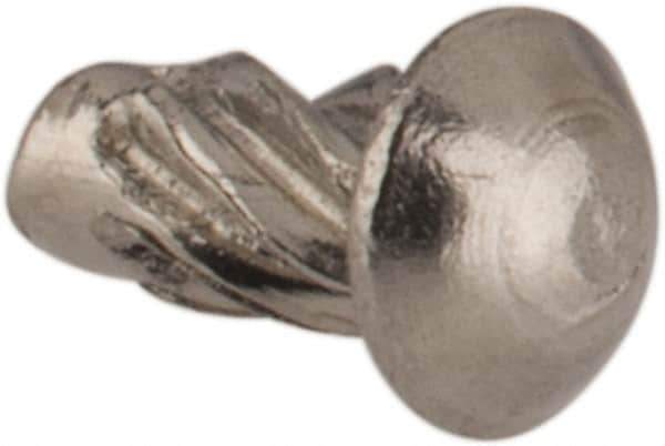 Value Collection - #00 Round Head Sheet Metal Screw - Stainless Steel, 1/8" Length Under Head, ASME B18.6.3 & ASME B18.6.4, Grade 18-8 - Exact Industrial Supply