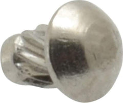 Value Collection - #2 Round Head Sheet Metal Screw - Stainless Steel, 1/8" Length Under Head, ASME B18.6.3 & ASME B18.6.4, Grade 18-8 - Exact Industrial Supply