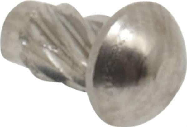 Value Collection - #2 Round Head Sheet Metal Screw - Stainless Steel, 3/16" Length Under Head, ASME B18.6.3 & ASME B18.6.4, Grade 18-8 - Exact Industrial Supply