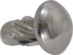 Value Collection - #4 Round Head Sheet Metal Screw - Stainless Steel, 3/16" Length Under Head, ASME B18.6.3 & ASME B18.6.4, Grade 18-8 - Exact Industrial Supply