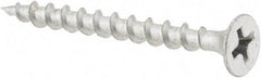 Value Collection - #6 Bugle Head, Phillips Steel Deck Screw - 1-5/8" OAL, Galvanized, Grade 2 - Exact Industrial Supply