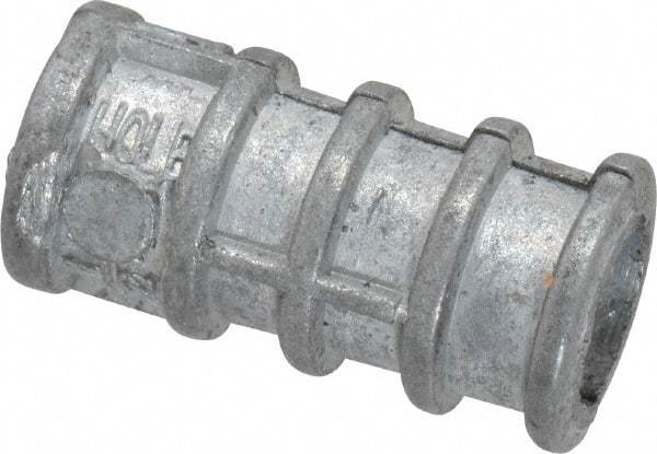 Value Collection - 1/4" Diam, 1/2" Drill, 3-1/2" Min Embedment Lag Shield Concrete Anchor - Alloy Steel - Exact Industrial Supply