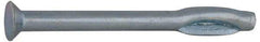 Value Collection - 1/4" Diam, 1/4" Drill, 2-1/2" OAL, 1-1/4" Min Embedment Split-Drive Concrete Anchor - Steel, Zinc-Plated Finish, Flat Head - Exact Industrial Supply