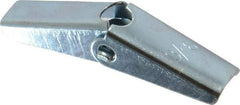 Value Collection - 3/16" Screw, 3/16" Diam, 3" Long, Toggle Bolt Drywall & Hollow Wall Anchor - 3/16" Drill, Zinc Plated, Steel, Use in Concrete, & Masonry, Hollow Tile, Plaster & Wallboard - Exact Industrial Supply