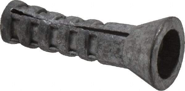 Value Collection - 1/4" Diam, 1/4" Drill, 1" OAL, 1" Min Embedment Plug Concrete Anchor - Lead Alloy - Exact Industrial Supply