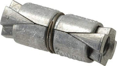 Value Collection - 5/16" Diam, 5/8" Drill, 1-1/4" OAL, Double Expansion Concrete Anchor - Zinc - Exact Industrial Supply