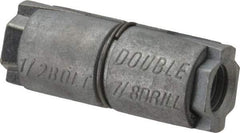 Value Collection - 1/2" Diam, 7/8" Drill, 2" OAL, 1" Min Embedment Double Expansion Concrete Anchor - Zinc - Exact Industrial Supply