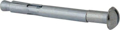 Value Collection - 3/8" Diam, 3/8" Drill, 3-15/16" OAL, 3-3/8" Min Embedment Sleeve Concrete Anchor - Steel, Zinc-Plated Finish, Round Head - Exact Industrial Supply