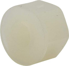 Made in USA - #4-40 UNC Hex Lock Nut with Nylon Insert - 1/4" Width Across Flats, 5.08mm High - Exact Industrial Supply