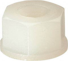 Made in USA - #6-32 UNC Hex Lock Nut with Nylon Insert - 5.08mm High - Exact Industrial Supply