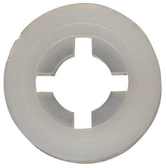 Made in USA - #6 Screw, 0.128" ID, Nylon Internal Tooth Lock Washer - 21/64" OD, Grade 6/6 - Exact Industrial Supply