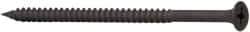 Value Collection - #10, 3-1/2" OAL, Phillips Drive Bugle Head, Steel Drywall Screws - Black Phosphate Finish, Grade 2 - Exact Industrial Supply