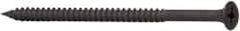 Value Collection - #10, 3-1/2" OAL, Phillips Drive Bugle Head, Steel Drywall Screws - Black Phosphate Finish, Grade 2 - Exact Industrial Supply
