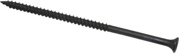 Value Collection - #10, 4" OAL, Phillips Drive Bugle Head, Steel Drywall Screws - Black Phosphate Finish, Grade 2 - Exact Industrial Supply